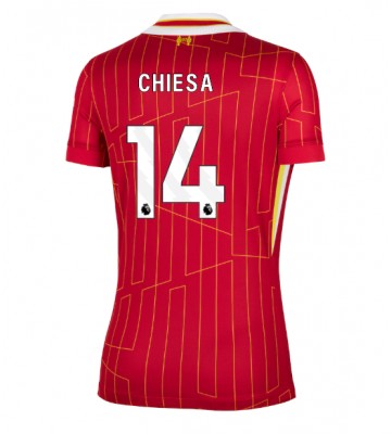 Liverpool Federico Chiesa #14 Primera Equipación Mujer 2024-25 Manga Corta